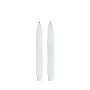 svijeća LED Livia 2,5x h28cm, bij - Slika 2