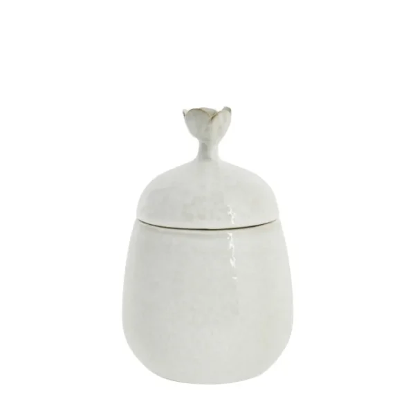 doza Helina s poklopcem, h22cm, bijela