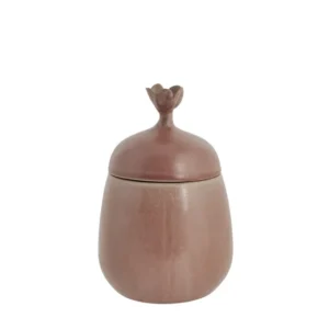 doza Helina s poklopcem, h22cm, rose tan