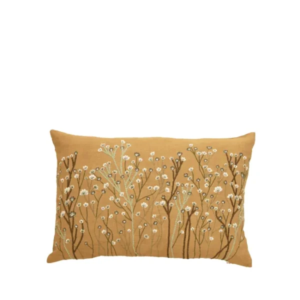 jastučnica Ellia 60x40cm, cvjetna, oker žuta