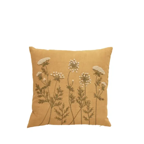 jastučnica Ellia 50x50cm, cvjetna, oker žuta