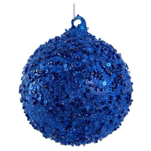 kugl Glitter 10cm, tirkiz pl, staklo