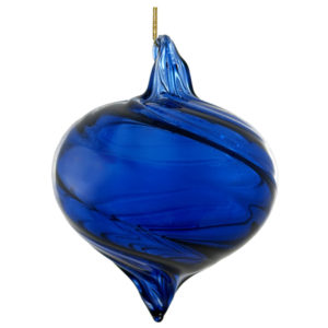 ukras Drop, 8cm, plavi