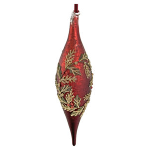 kugl Holly wreath, 12cm, crv