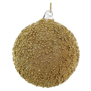 kugl Perlice, 10cm, zlatna