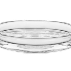 podmetač za svijeću , fi 12cm, transparentno